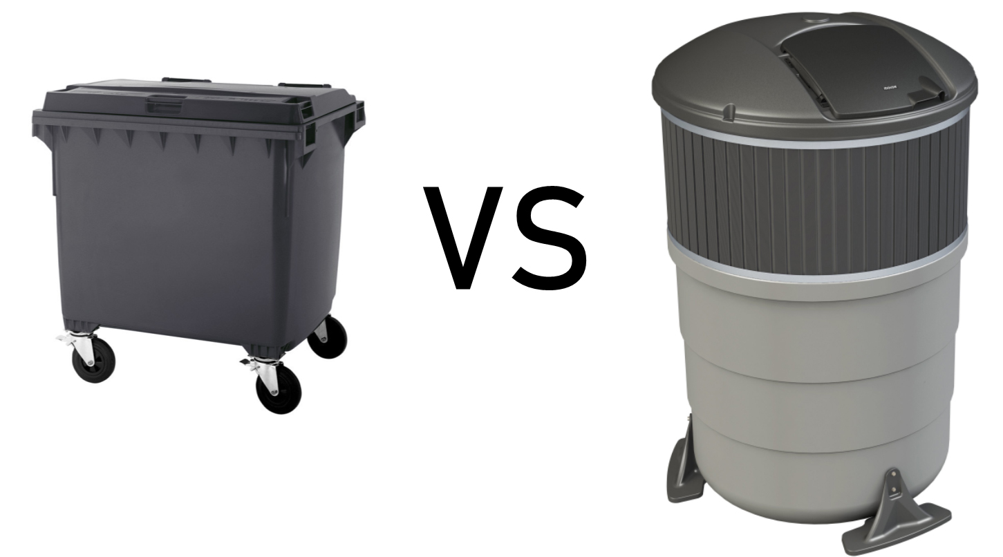 Vertaillaan syväkeräysastiaa ja pinta-astiaa